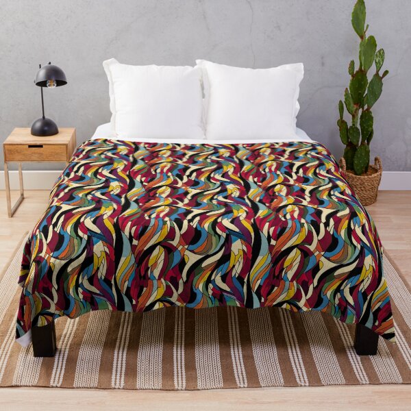 Item preview, Summery modern pattern with abstract pop art motifs designed and sold by Pflugart.