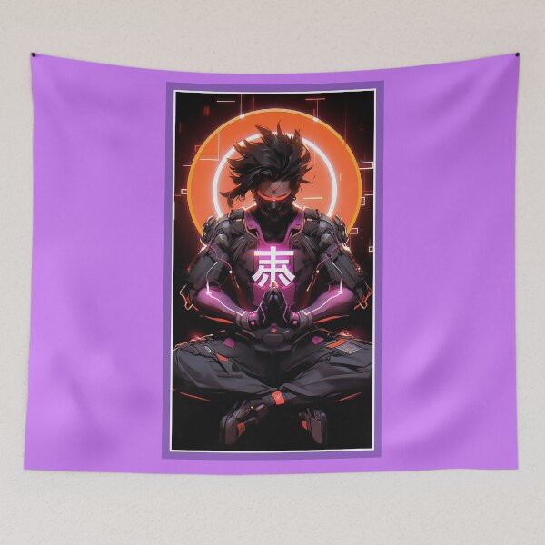 Item preview, Anime Hero Power Meditation | Quality Anime Artwork | Anime Power Energy Meditation |  Manga Anime Art designed and sold by AlNoah.