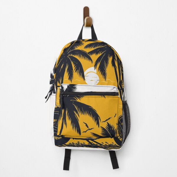 Item preview, Retro Motorbike view - Palm tree sunset designed and sold by Dream Vibe.