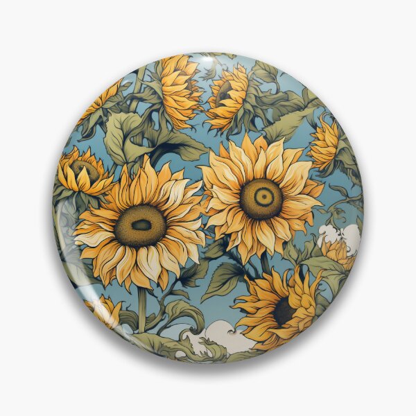 Item preview, Sunflower Pattern designed and sold by CoputerEasel.