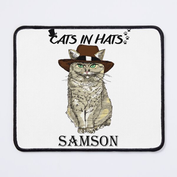 Item preview, Cats In Hats Samson designed and sold by RoryKennedy.