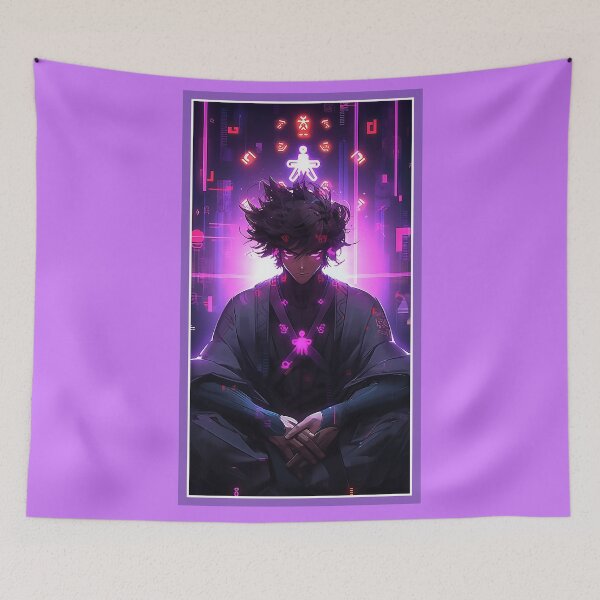 Item preview, Anime Hero Power Meditation | Quality Anime Artwork | Anime Power Energy Meditation |  Manga Anime Art designed and sold by AlNoah.