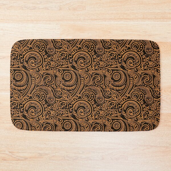 Item preview, Summery modern pattern reminiscent of the New Zealand Maori style designed and sold by Pflugart.