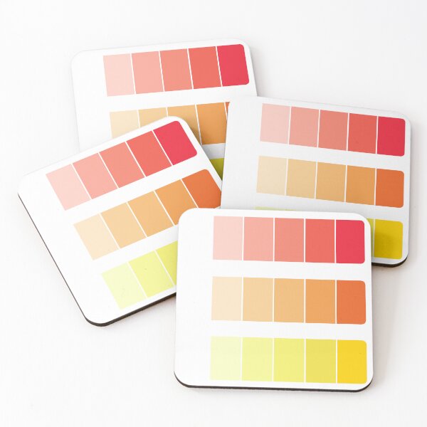 Item preview, REDS || Color Swatches-White Lined || SET 1 designed and sold by ArtsieAxxie.