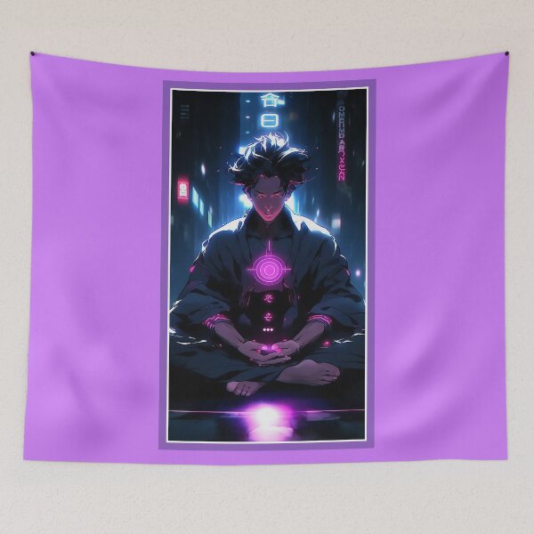 Item preview, Anime Hero Power Meditation | Quality Anime Artwork | Anime Power Energy Meditation |  Manga Anime Art designed and sold by AlNoah.