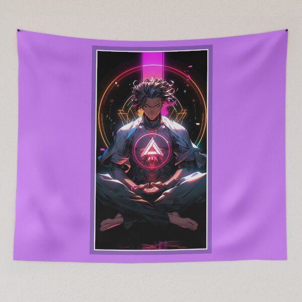 Item preview, Anime Hero Power Meditation | Quality Anime Artwork | Anime Power Energy Meditation |  Manga Anime Art designed and sold by AlNoah.