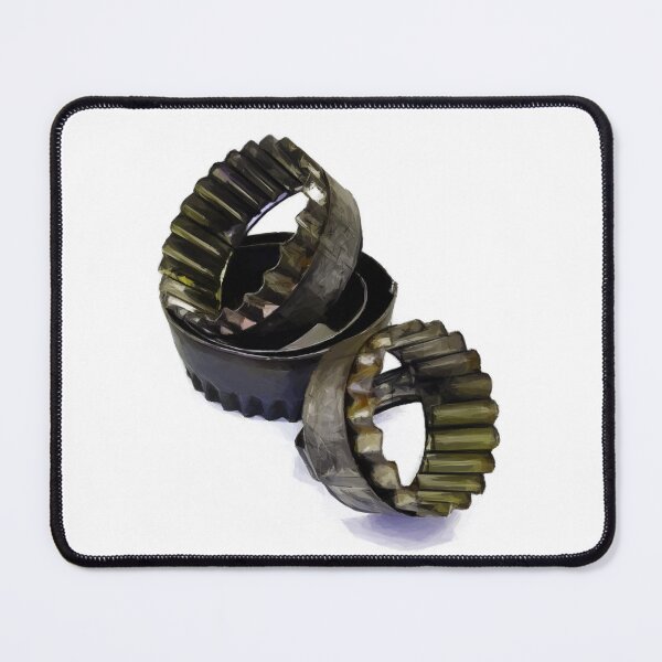 Item preview, Old metal biscuit cutters. Image created using geometric shapes designed and sold by EdgyEdgeArt.