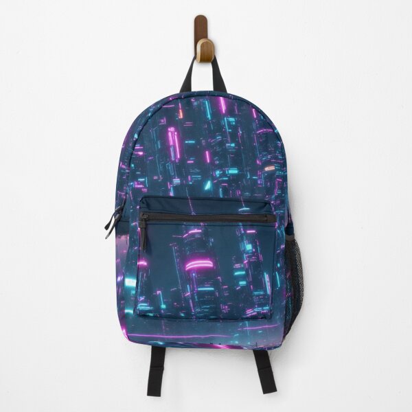 Item preview, FuturisTech Metropolis: A Neon-Lit Vision of Tomorrow designed and sold by RedArtG09.