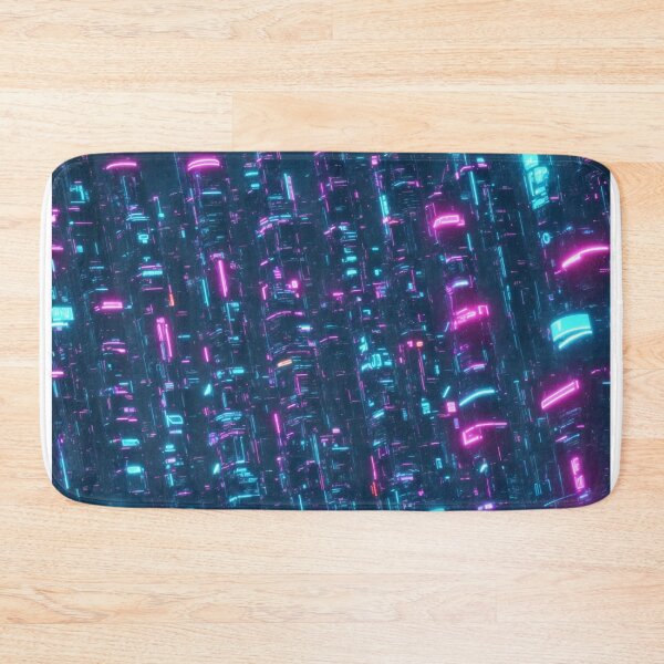 Item preview, FuturisTech Metropolis: A Neon-Lit Vision of Tomorrow designed and sold by RedArtG09.