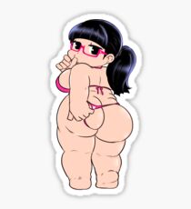 Bikini Nerd Sticker