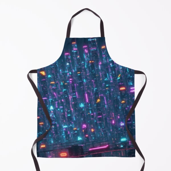 Item preview, Neon Horizons: A Visionary AI-Powered Metropolis designed and sold by RedArtG09.