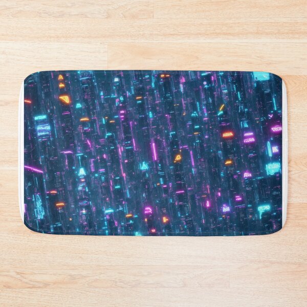 Item preview, Neon Horizons: A Visionary AI-Powered Metropolis designed and sold by RedArtG09.