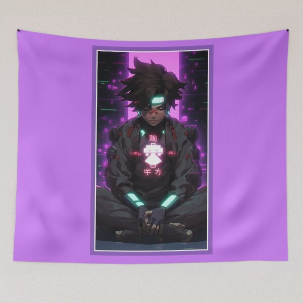 Item preview, Anime Hero Power Meditation | Quality Anime Artwork | Anime Power Energy Meditation |  Manga Anime Art designed and sold by AlNoah.
