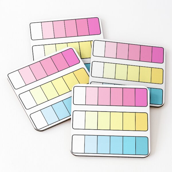 Item preview, PASTEL || Color Swatches-Black Lined || SET 5 designed and sold by ArtsieAxxie.