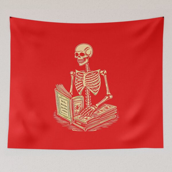 Item preview, Skeleton Reading A Book designed and sold by NewStyle44.