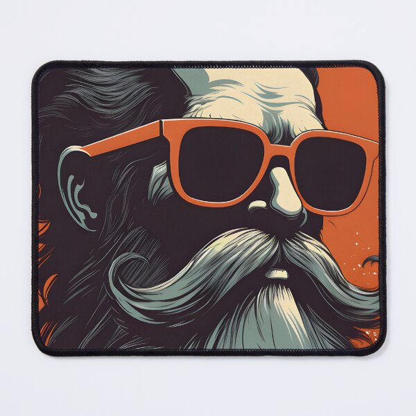 Item preview, The Majestic Bearded Man designed and sold by aigcx.