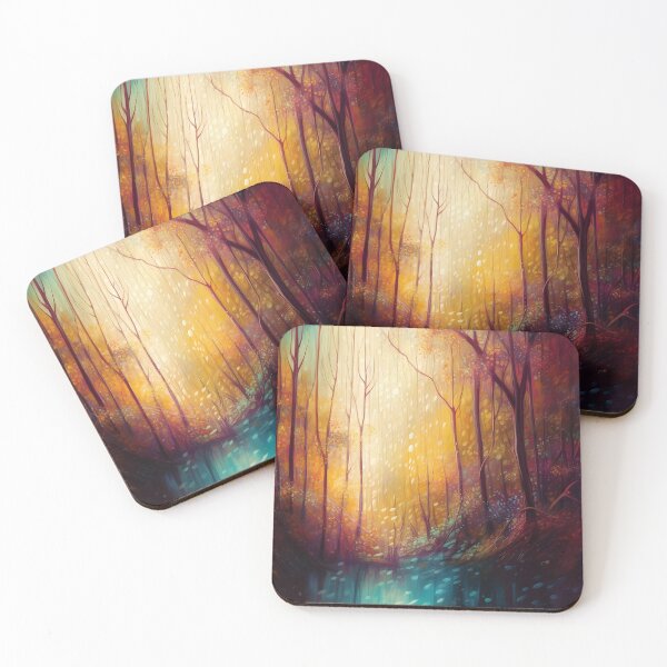 Item preview, Light in the woods - mixed media 4 designed and sold by Art by Lilia.