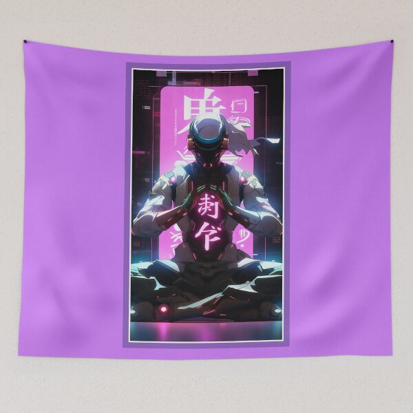 Item preview, Anime Hero Power Meditation | Quality Anime Artwork | Anime Power Energy Meditation |  Manga Anime Art designed and sold by AlNoah.