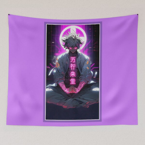 Item preview, Anime Hero Power Meditation | Quality Anime Artwork | Anime Power Energy Meditation |  Manga Anime Art designed and sold by AlNoah.