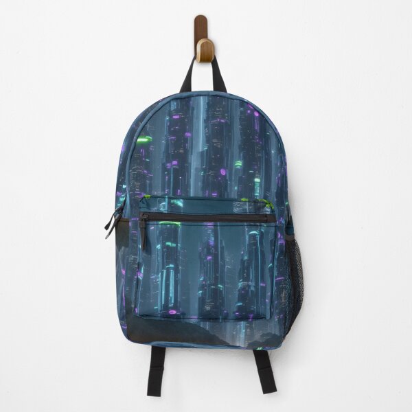Item preview, Nature's Neon Nexus: AI-Generated Cityscape of Harmonious Coexistence designed and sold by RedArtG09.