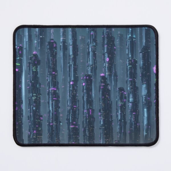 Item preview, Urbanscape Eden: AI-Powered Vision of Technology and Nature Unite designed and sold by RedArtG09.
