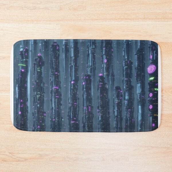 Item preview, Urbanscape Eden: AI-Powered Vision of Technology and Nature Unite designed and sold by RedArtG09.