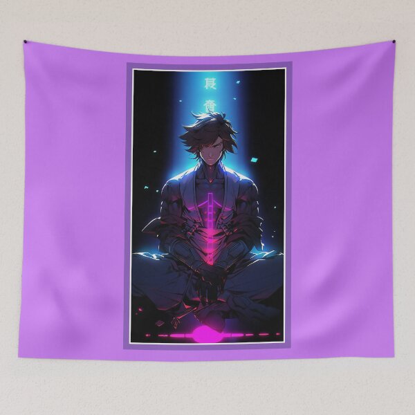 Item preview, Anime Hero Power Meditation | Quality Anime Artwork | Anime Power Energy Meditation |  Manga Anime Art designed and sold by AlNoah.
