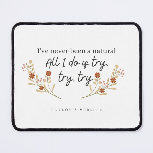 Item preview, I’ve never been a natural, all I do is try, try, try - Mirrorball - Taylor Swift - Folklore album T-Shirt designed and sold by jamillecnn.