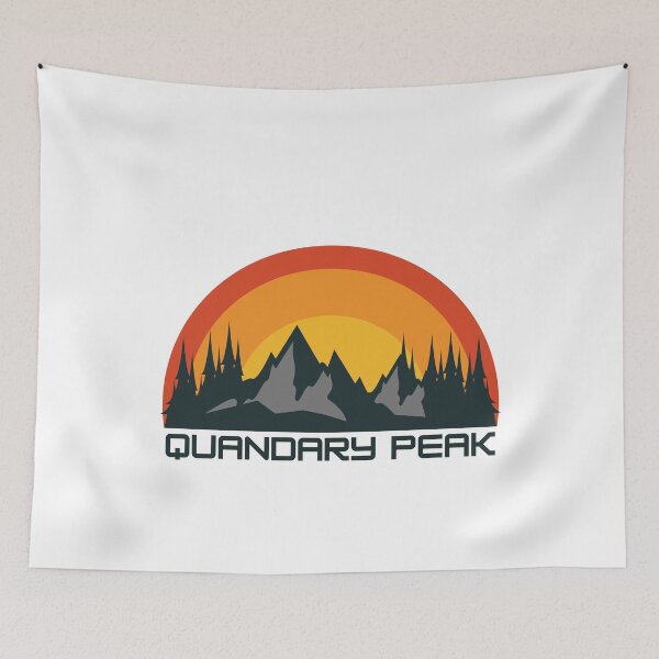 Item preview,  Quandary Peak Colorado Mountain Retro Sunset designed and sold by JacoBeatzShop.
