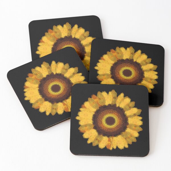 Item preview, Spirograph collage sunflower designed and sold by RachelEDesigns.