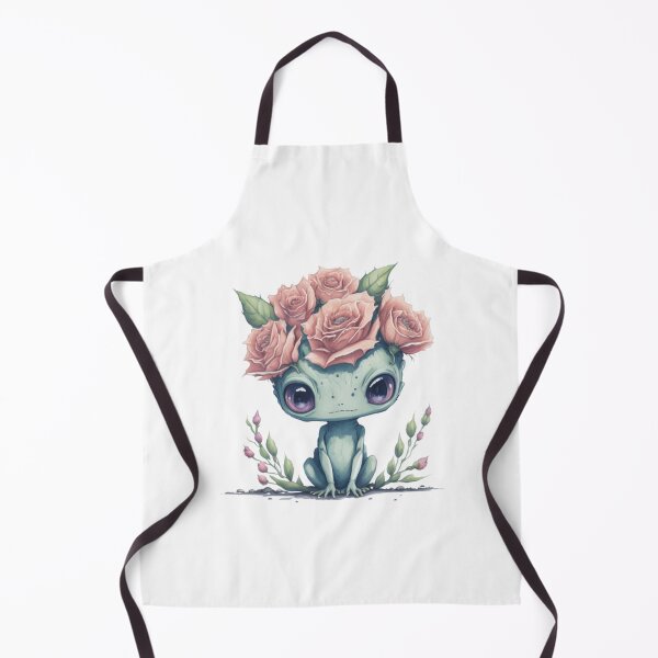 Item preview, Cute alien Catirepto girl in a floral wreath. designed and sold by SaraSumi.