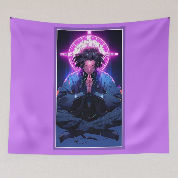 Item preview, Anime Hero Power Meditation | Quality Anime Artwork | Anime Power Energy Meditation |  Manga Anime Art designed and sold by AlNoah.