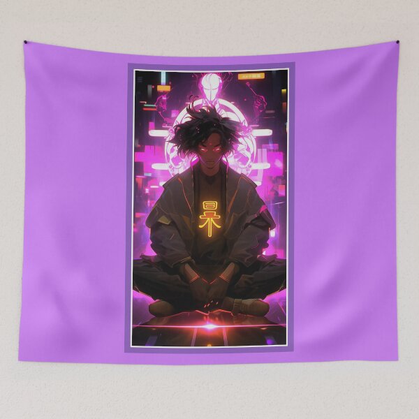 Item preview, Anime Hero Power Meditation | Quality Anime Artwork | Anime Power Energy Meditation |  Manga Anime Art designed and sold by AlNoah.