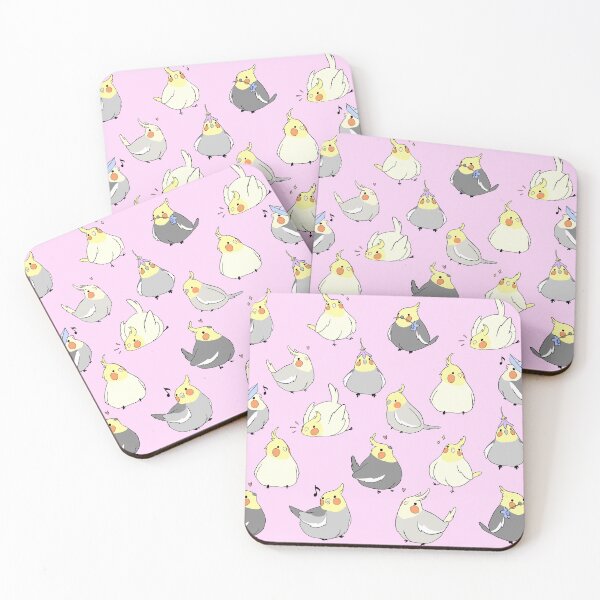 Item preview, Happy cockatiels designed and sold by SereArt.