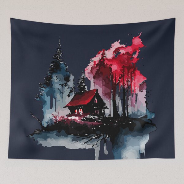 Item preview, Nightmare Cabin: Crimson Shadows designed and sold by Pickmash.