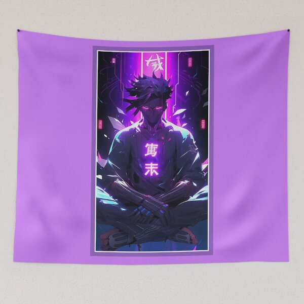 Item preview, Anime Hero Power Meditation | Quality Anime Artwork | Anime Power Energy Meditation |  Manga Anime Art designed and sold by AlNoah.