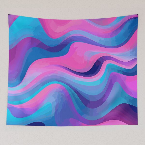 Item preview, Fairyland Dreams - Pink, Zigma Blue & Violet Patterns Inspired by a Beloved Film designed and sold by TheKinEmporium.