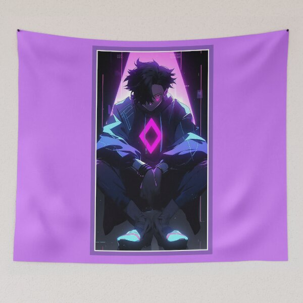 Item preview, Anime Hero Power Meditation | Quality Anime Artwork | Anime Power Energy Meditation |  Manga Anime Art designed and sold by AlNoah.