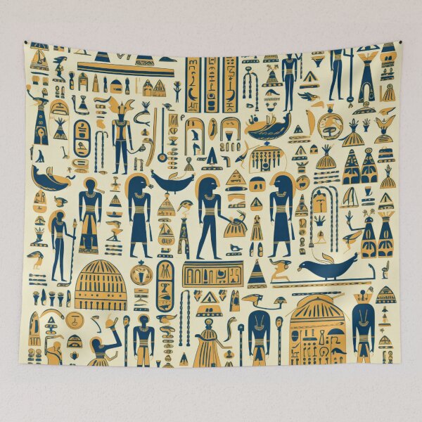 Item preview, Hieroglyphs of ancient Egypt illustrations designed and sold by LazyLifestyle.