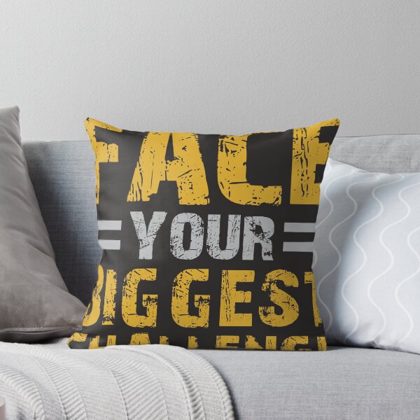 Item preview, FACE YOUR BIGGEST CHALLAENGE-Motivational designed and sold by 24gap.