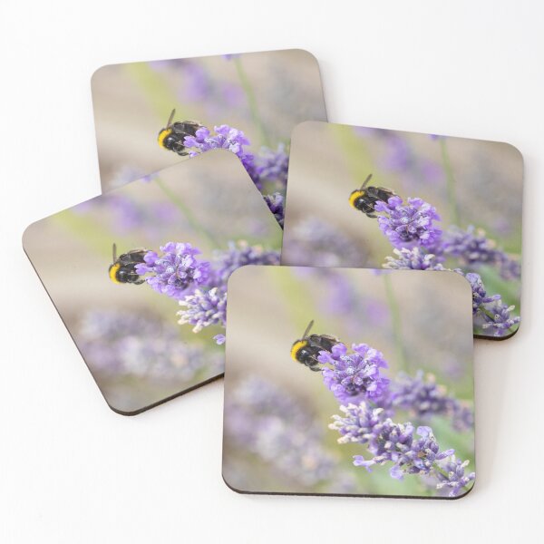 Item preview, A Bumblebee On Lavender Flowers designed and sold by Tanya C  Smith.