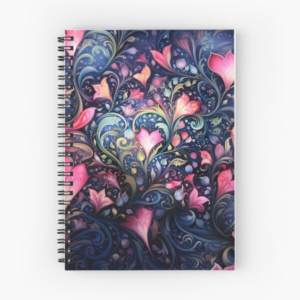 Item preview, Lovely flower pattern with hearts imbeddded for that extra love touch. designed and sold by Devilscrib Design.