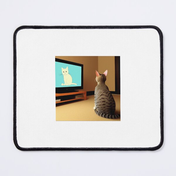 Item preview, Cat watching TV designed and sold by cesavision.