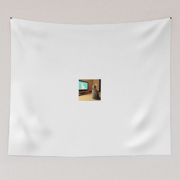 Item preview, Cat watching TV designed and sold by cesavision.