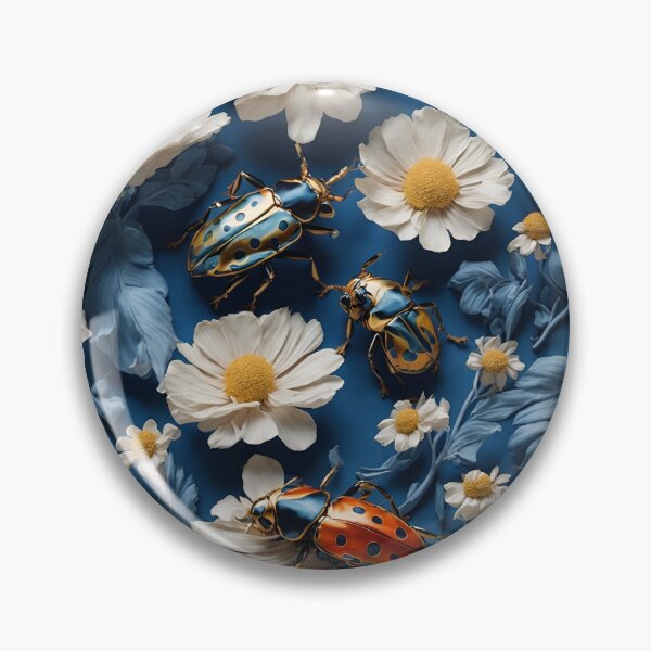 Item preview, Chamomile Enchantment: Unearthing the Brilliance of Beetles designed and sold by AmazingLab.