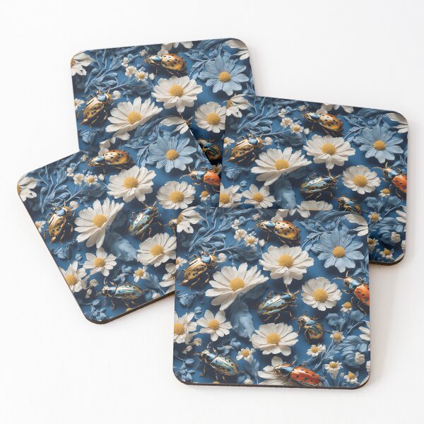 Item preview, Chamomile Enchantment: Unearthing the Brilliance of Beetles designed and sold by AmazingLab.