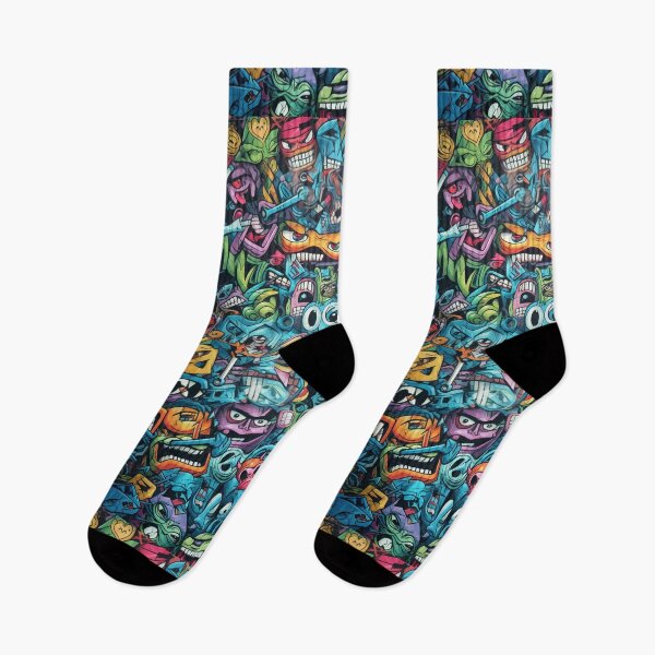 Item preview, A beautiful Grafitti Devil pattern designed and sold by Devilscrib Design.