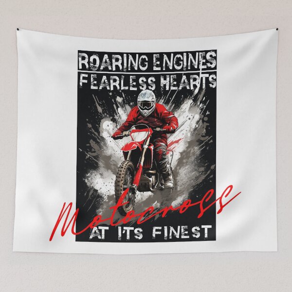 Item preview, Roaring engines fearless hearts -Motocross at it's finest designed and sold by Concept-Hub.
