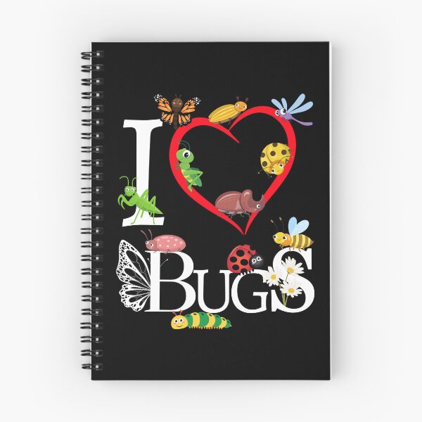 Item preview, I Love Bugs Cute Insects Bug Lovers Entomology Adventures designed and sold by BunBuntheDog-.