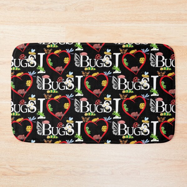 Item preview, I Love Bugs Cute Insects Bug Lovers Entomology Adventures designed and sold by BunBuntheDog-.
